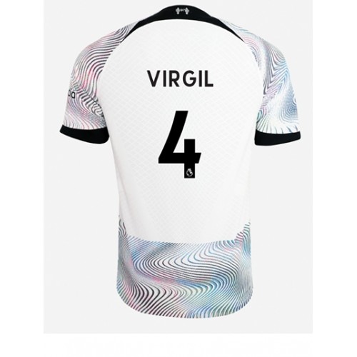 Fotbalové Dres Liverpool Virgil van Dijk #4 Venkovní 2022-23 Krátký Rukáv